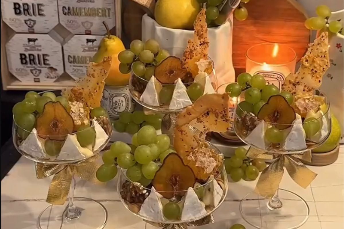Идея для изысканной подачи сыра и закусок к вину