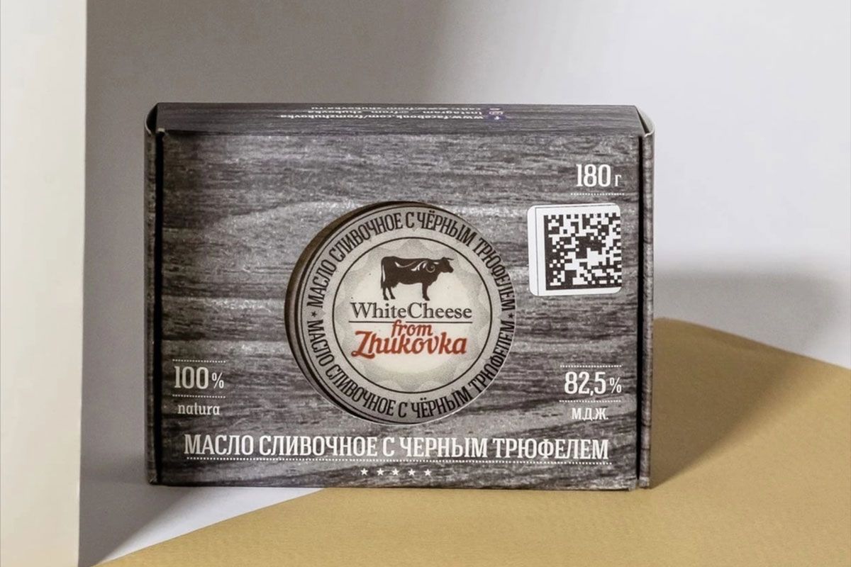 А вы уже пробовали наше масло White Cheese from Zhukovka с черным трюфелем?