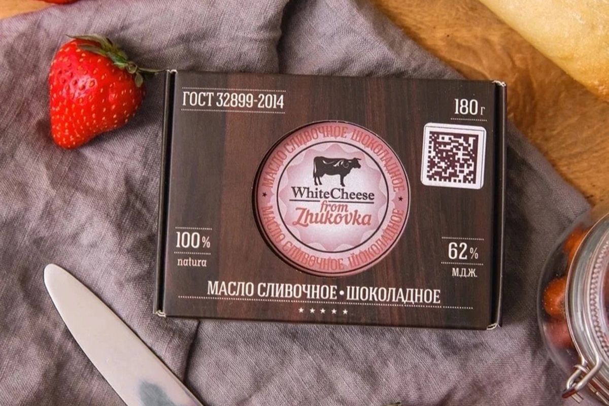 Идеальное начало дня с шоколадным маслом White Cheese from Zhukovka!