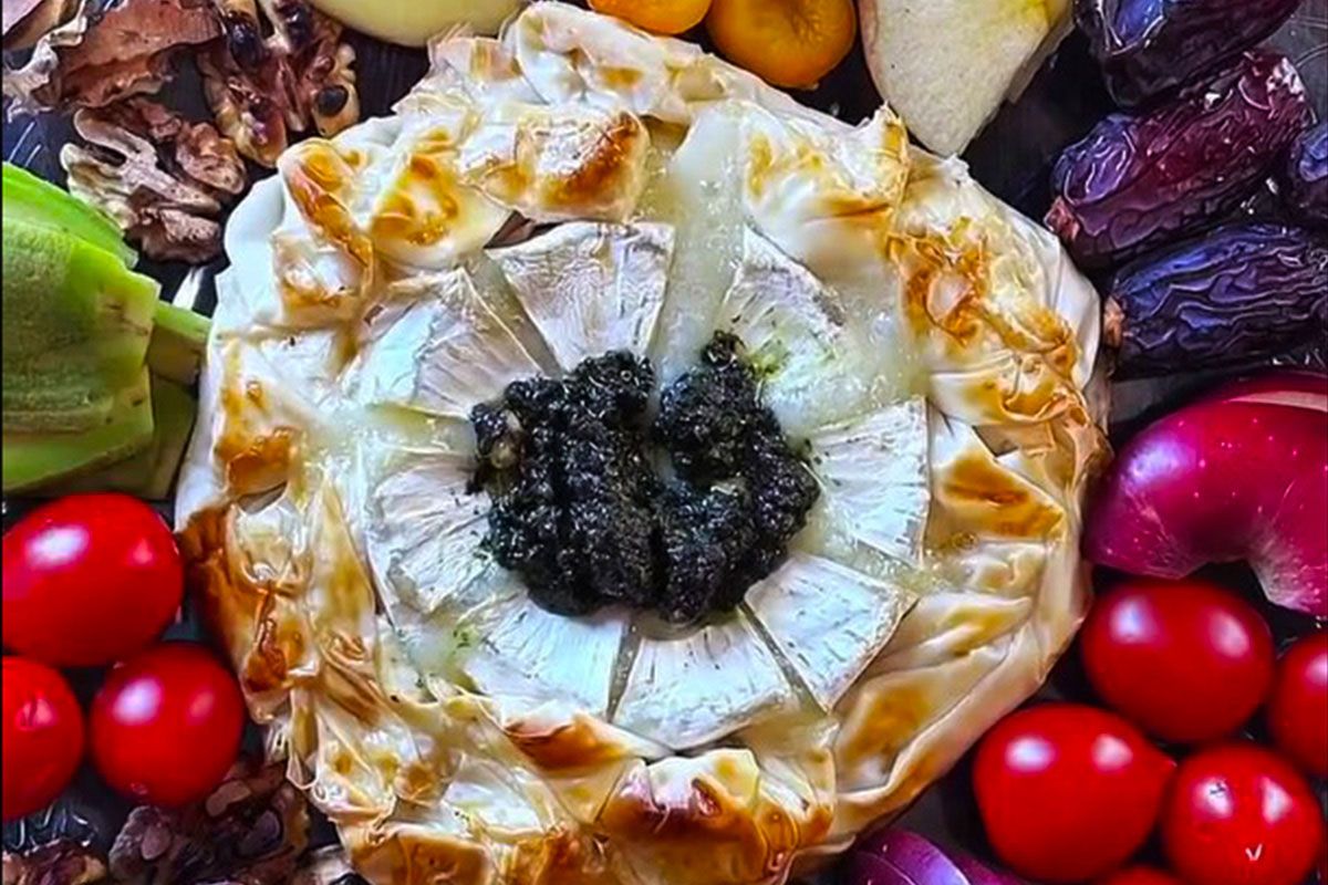 Корзиночка с Бри и песто — быстрый рецепт с вау-эффектом