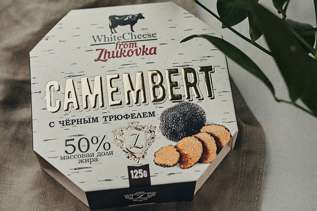 Попробуйте настоящую роскошь - Camembert с чёрным трюфелем от White Cheese From Zhukovka!\n