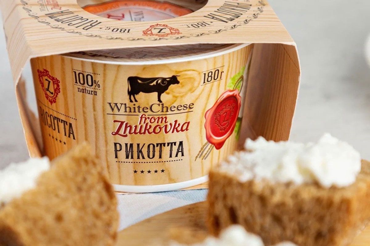 Тосты с сыром Рикотта White cheese from Zhukovka
